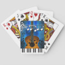 Search for music band playing cards Blue