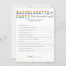 Search for game party hens party invitations Bride