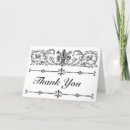 Search for fleur de lis thank you cards White