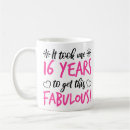 Search for 16th birthday mugs Cute
