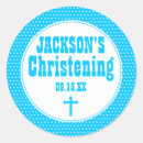 Search for blue polka dot stickers Baptism