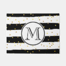 Search for black and white stripes doormats Pattern