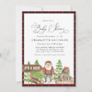 Search for lumberjack baby boy shower invitations It's a boy