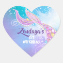 Search for mermaid stickers Under the sea birthday
