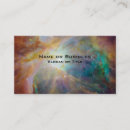 Search for astronomy business cards Universe