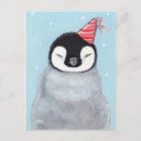 Search for penguin painting postcards Cute