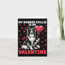 Search for border collie valentines day cards I love you