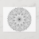 Search for adult colouring postcards Black and white