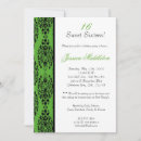 Search for lime damask invitations 5x7