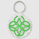 Search for celtic design key rings Shamrock
