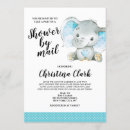 Search for by mail baby shower invitations Elephant