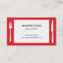 Search for culinary business cards Food