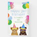 Search for birthday for twins banners Kids