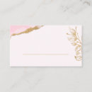Search for gold foil place cards Floral