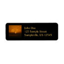Search for sunset clouds return address labels Orange