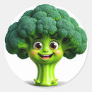Search for funny broccoli stickers Healthy