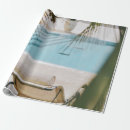 Search for swimming pool wrapping paper Blue
