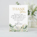 Search for green leaf thank you cards Eucalyptus