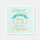 Search for 75th birthday napkins Humour