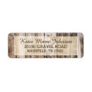 Search for western wedding return address labels Wood