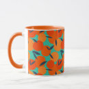 Search for abstract fruit mugs Retro style