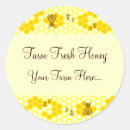 Search for bee art stickers Yellow