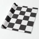 Search for black and white checkered wrapping paper Checker pattern