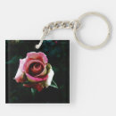 Search for a rose picture key rings Plant