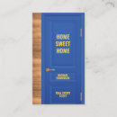Search for door business cards Real estate agent