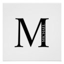 Search for monogram initials posters Family