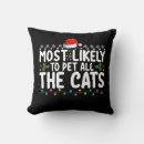 Search for christmas cat cushions Santa