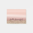 Search for rose gold glitter post it notes Glam