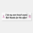 Search for white ribbon bumper stickers Women