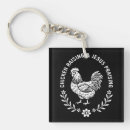 Search for chicken key rings Farm animal
