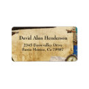 Search for brass return address labels Brown