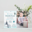 Search for winter onederland birthday invitations Our little snowflake