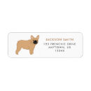Search for dog lover return address labels French bulldog