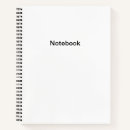 Search for blank notebooks White