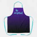 Search for inspirational aprons Purple