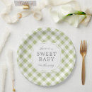 Search for green paper plates Gingham