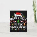 Search for talking cards Santa