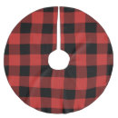 Search for buffalo check plaid tree skirts Black