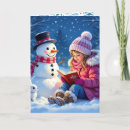 Search for a story christmas cards Snowman
