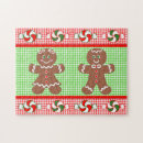 Search for gingerbread man puzzles Red