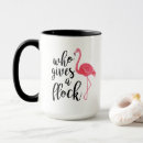 Search for flamingo flock mugs Tropical