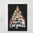 Search for corgi christmas invitations Xmas