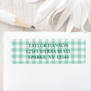 Search for teal green return address labels Feminine