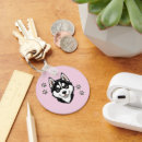 Search for siberian husky key rings Cute