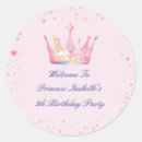 Search for crown princess stickers Princess birthday party