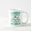 Search for go to the mountains mugs Hiker